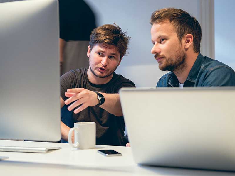 Technova team collaborating
